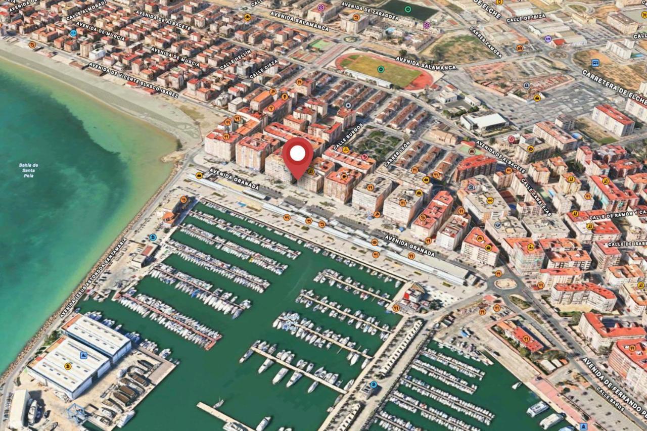 Nuevo A Estrenar. Vistas Al Mar, Terraza, Ascensor Lägenhet Santa Pola Exteriör bild